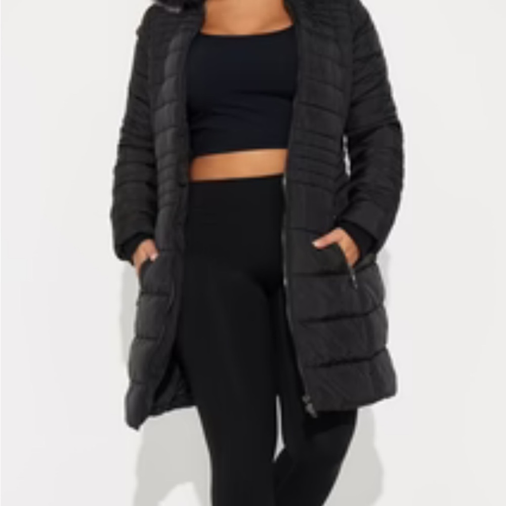 Brand New Black Puffer Jacket